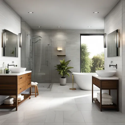 Large luxury bathroom